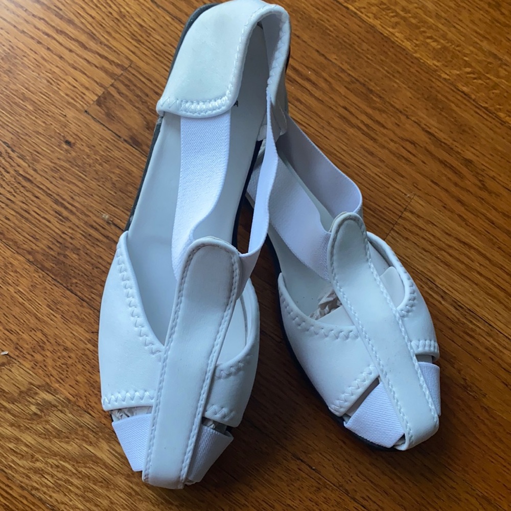 Brand new fisherman sandals. White! 9M